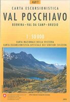 topografische wandelkaart 469T  Val Poschiavo, Graubünden [2012] * 469T 2012  Bundesamt / Swisstopo T-serie 1:50.000  Afgeprijsd, Wandelkaarten Graubünden