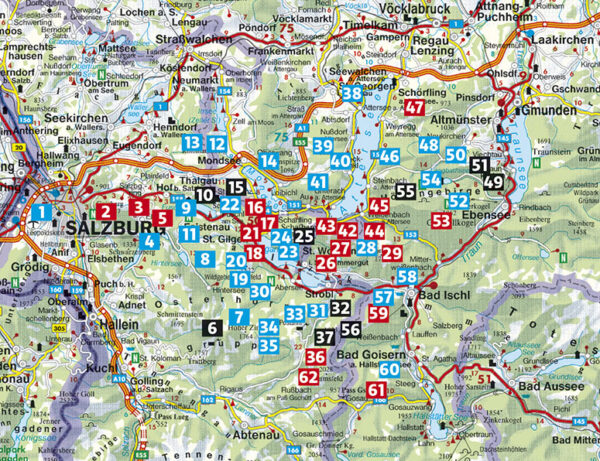wandelgids Salzkammergut West Rother Wanderführer 9783763343850  Bergverlag Rother RWG  Wandelgidsen Salzburger Land & Stiermarken