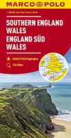 Engeland Zuid en Midden, Wales | wegenkaart 1:300.000 9783829737920  Marco Polo (D)   Landkaarten en wegenkaarten Groot-Brittannië