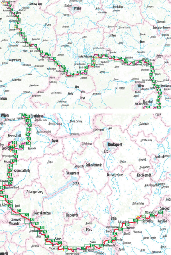 Bikeline Iron Curtain Trail  | fietsgids van Hof naar Szeged 9783850007276  Esterbauer Bikeline  Fietsgidsen, Meerdaagse fietsvakanties Europa