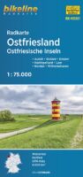 RK-NDS01 Ost-Friesland Radkarte 1:75.000 9783850009379  Esterbauer Bikeline Radkarten  Fietskaarten Ostfriesland