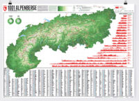 1001 Alpenberge und 20 Wanderwege | wandkaart van de Alpen 9783946719205  Marmota Maps   Wandkaarten Zwitserland en Oostenrijk (en Alpen als geheel)