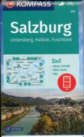 wandelkaart KP-017 Salzburg und Umgebung | Kompass 9783990448878  Kompass Wandelkaarten Kompass Oostenrijk  Wandelkaarten Salzburger Land & Stiermarken