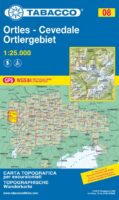 TAB-008  Gruppo Ortles - Cevedale/ Ortlergruppe | Tabacco wandelkaart TAB-08 9788883151347  Tabacco Tabacco 1:25.000  Wandelkaarten Zuid-Tirol, Dolomieten