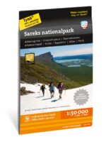 wandelkaart Sareks nationalpark 1:50.000 9789188335326  Calazo Fjälkkartor 1:50.000  Wandelkaarten Zweeds-Lapland (Norrbottens Län)