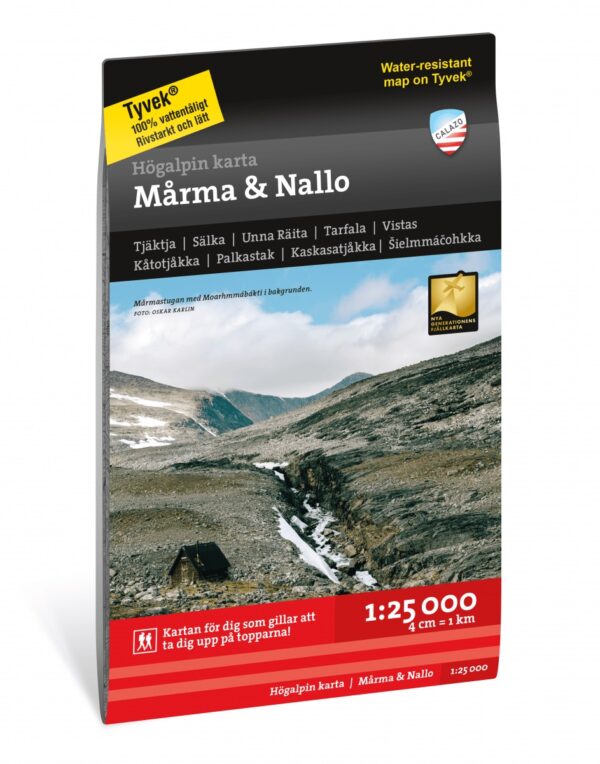 Mårma & Nallo wandelkaart 1:25.000 9789189079182  Calazo Calazo Zweden midden  Wandelkaarten Midden Zweden