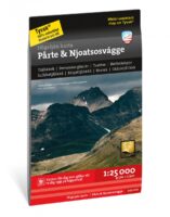 wandelkaart Pårte & Njoatsosvágge 1:25.000 9789189079311  Calazo Högalpina kartor  Wandelkaarten Zweeds-Lapland (Norrbottens Län)