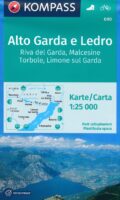 wandelkaart KP-690 Alto Garda e Ledro 1:25.000 | Kompass 9783990443415  Kompass Wandelkaarten Kompass Italië  Wandelkaarten Gardameer
