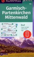 wandelkaart KP-790 Garmisch Partenkirchen/Mittenwald | Kompass 9783990448922  Kompass Wandelkaarten Kompass Oberbayern  Wandelkaarten Beierse Alpen