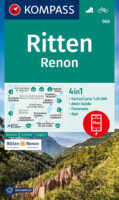 wandelkaart KP-068  Ritten (Renon) 1:25.000 9783991211303  Kompass Wandelkaarten Kompass Zuid-Tirol, Dolomieten  Wandelkaarten Zuid-Tirol, Dolomieten