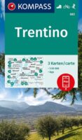 Kompass wandelkaart KP-683  wandelkaart Trentino 9783991212461  Kompass Wandelkaarten Kompass Zuid-Tirol, Dolomieten  Wandelkaarten Zuid-Tirol, Dolomieten