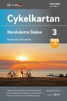 NC-03 Nordvästra Skane 1:90.000 9789113106090  Norstedts Cykelkartan Fietskaarten Zweden  Fietskaarten Zuid-Zweden