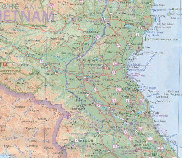 ITM Central Vietnam, Danang and Hue | landkaart, autokaart 9781771293389  International Travel Maps   Landkaarten en wegenkaarten Vietnam