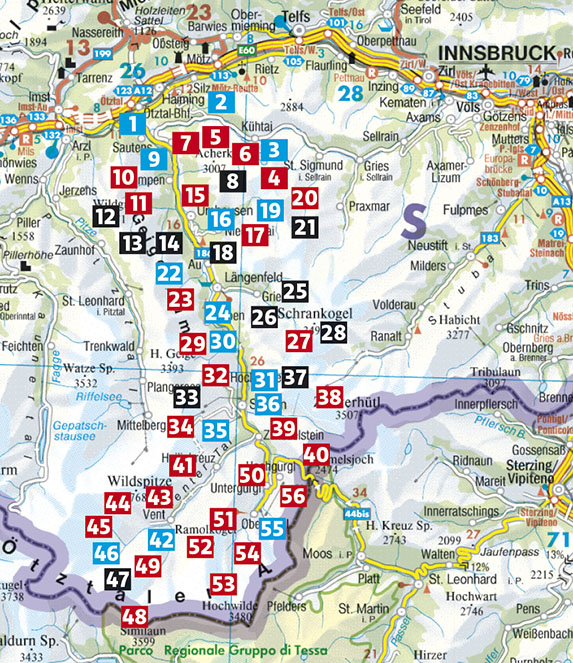 wandelgids Ötztal Rother Wanderführer 9783763344611  Bergverlag Rother RWG  Wandelgidsen Tirol