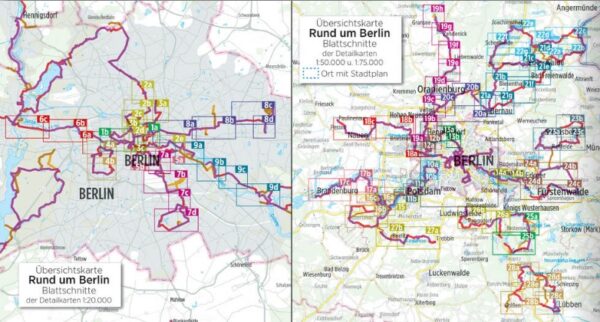 Bikeline Rund um Berlin | fietsgids 9783850008846  Esterbauer Bikeline  Fietsgidsen Brandenburg & Sachsen-Anhalt