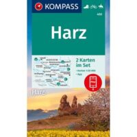 wandelkaart KP-450 Harz 1:50.000 9783991212270  Kompass Wandelkaarten Kompass Harzgebergte  Wandelkaarten Harz