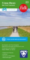 FFK-03  Friese meren (met Zuid-Friesland) | VVV fietskaart 1:50.000 9789028704541  Falk Fietskaarten met Knooppunten  Fietskaarten Friesland