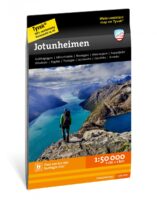 wandelkaart Jotunheimen 1:50.000 9789188779625  Calazo Calazo Norge  Wandelkaarten Midden-Noorwegen