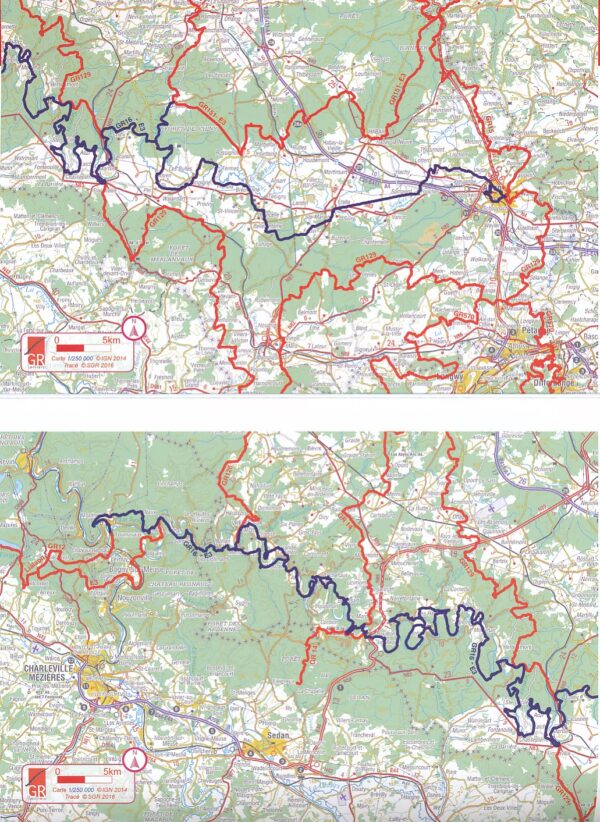 GR-16  Sentier de la Semois | wandelgids 9782931078105  Grote Routepaden Topoguides  Meerdaagse wandelroutes, Wandelgidsen Wallonië (Ardennen)