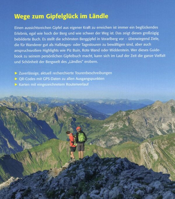 Das Große Vorarlberger Gipfelbuch 9783702239343  Tyrolia   Wandelgidsen Vorarlberg
