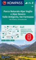 wandelkaart KP-89  Parco Naturale Alpe Veglia | Kompass 9783991211150  Kompass Wandelkaarten Kompass Italië / Piemonte  Wandelkaarten Turijn, Piemonte