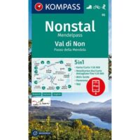 Kompass wandelkaart KP-95 Valle di Non / Nonstal 1:50.000 9783991212263  Kompass Wandelkaarten Kompass Zuid-Tirol, Dolomieten  Wandelkaarten Zuid-Tirol, Dolomieten