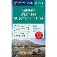 Kompass wandelkaart KP-09 Kufstein-Kaisergebirge 9783991212652  Kompass Wandelkaarten Kompass Oostenrijk  Wandelkaarten Tirol