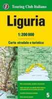 TCI-05  Liguria (Ligurië) / Riviera   1:200.000 9788836577958  TCI Italië Wegenkaarten  Landkaarten en wegenkaarten Genua, Cinque Terre (Ligurië)