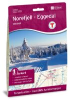 DNT-2525  Norefjell - Eggedal | topografische wandelkaart 1:50.000 7046660025253  Nordeca Turkart Norge 1:50.000  Wandelkaarten Zuid-Noorwegen