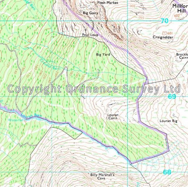 EXP-319  Galloway Forest South | wandelkaart 1:25.000 9780319245712  Ordnance Survey Explorer Maps 1:25t.  Wandelkaarten Zuid-Schotland