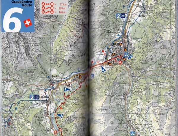 Veloland Schweiz Gesamtführer fietsgids 9783039221356  Werd Verlag   Fietsgidsen, Meerdaagse fietsvakanties Zwitserland