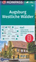 wandelkaart KP-162 Augsburg, Westliche Wälder | Kompass 9783991212140  Kompass Wandelkaarten Kompass Duitsland  Wandelkaarten Romantische Strasse, Schwaben