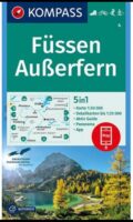 Kompass wandelkaart KP-4 Füssen-Ausserfern 9783991212195  Kompass Wandelkaarten Kompass Oostenrijk  Wandelkaarten Tirol