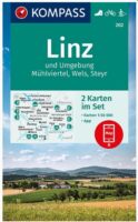 wandelkaart KP-202  Rund um Linz | Kompass 9783991212584  Kompass Wandelkaarten Kompass Oostenrijk  Wandelkaarten Oberösterreich, Niederösterreich, Burgenland