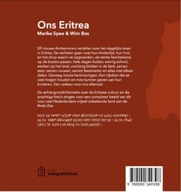 Ons Eritrea | Elf Nieuwe Arnhemmers 9789090349398 Marike Spee en Wim Bos Stichting Integratiehuis   Landeninformatie Arnhem en de Veluwe, Ethiopië, Somalië, Eritrea