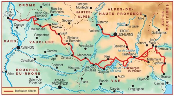TG-401  Provence, Gorges du Verdon | wandelgids GR4 9782751410703  FFRP topoguides à grande randonnée  Meerdaagse wandelroutes, Wandelgidsen Haute-Provence, Verdon, Var
