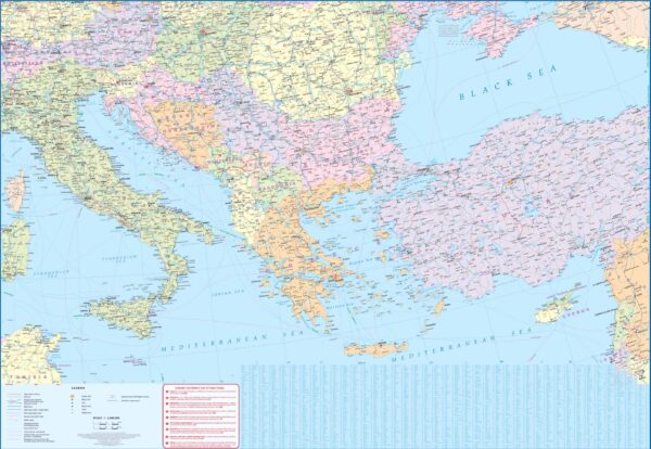 ITM Spoorwegenkaart Oost-Europa | Eastern Europe Railway & Road 1:2.600.000 9781771292641  International Travel Maps   Landkaarten en wegenkaarten Centraal- en Oost-Europa, Balkan, Siberië