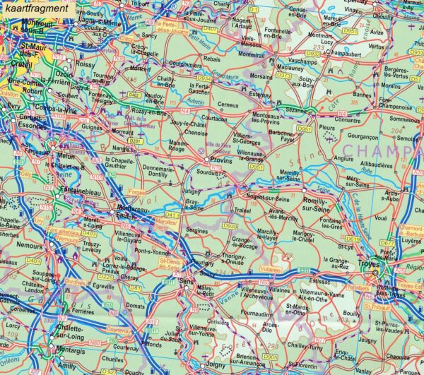 ITM Spoorwegenkaart Frankrijk 1:1.000.000 9781771292832  International Travel Maps   Landkaarten en wegenkaarten Frankrijk