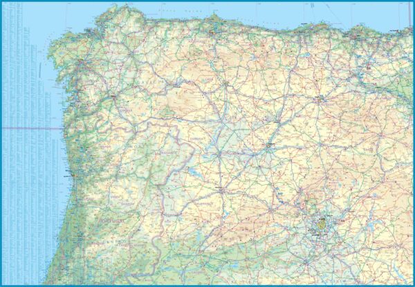 ITM Spain North Rail & Road Map | spoorwegenkaart Noord-Spanje 9781771297226  International Travel Maps   Landkaarten en wegenkaarten Spanje