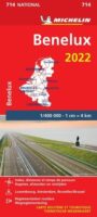 714  Benelux 2022 | Michelin  wegenkaart, autokaart 1:400.000 9782067254565  Michelin Michelinkaarten Jaaredities  Landkaarten en wegenkaarten Benelux
