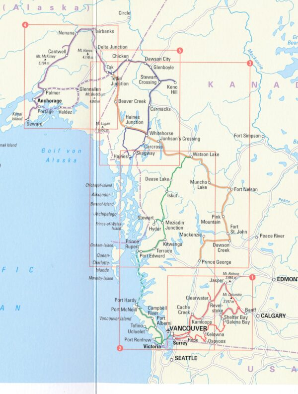 campergids West-Canada en Alaska 9783734315039  Bruckmann   Campinggidsen, Op reis met je camper, Reisgidsen West-Canada