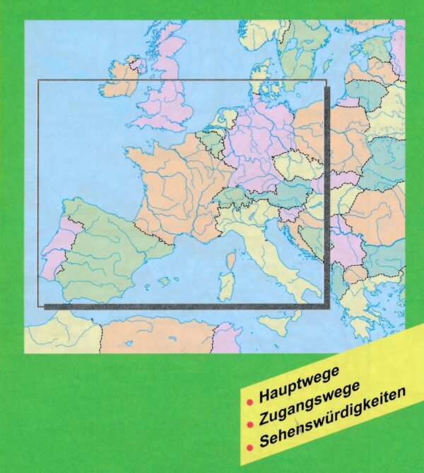 Jakobswege Übersichtskarte 9783959650175  GeoMap   Santiago de Compostela, Wandelkaarten Europa