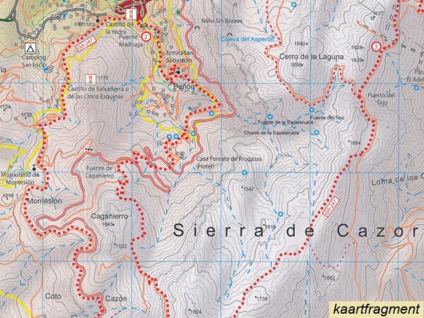 wandelkaart Sierra de Cazorla 1:40.000 9788494365225  Penibetica   Wandelkaarten Prov. Jaén & Almería (Oost-Andalusië)