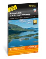 wandelkaart Kungsleden: traject Ammarnäs–Hemavan 1:50.000 9789188335340  Calazo Calazo Sverige  Wandelkaarten Midden Zweden