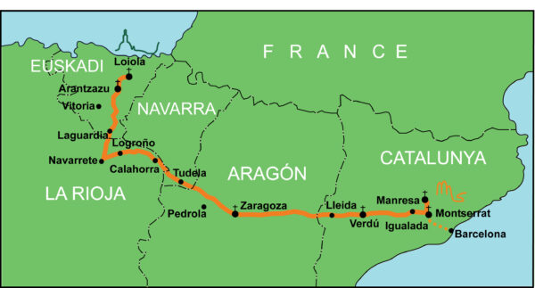 wandelgids Camino Ignaciano Bradt Trekking Guide 9781784778125  Bradt   Meerdaagse wandelroutes, Wandelgidsen Baskenland, Navarra, Rioja, Catalonië