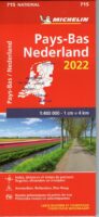 715  Nederland | Michelin  wegenkaart, autokaart 1:400.000 2022 9782067254855  Michelin Michelinkaarten Jaaredities  Landkaarten en wegenkaarten Nederland