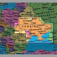 Geplastificeerde kaart van Oekraïne / Moldavië 1:1.100.000 5425013068871  Gizi Map   Wandkaarten Oekraïne