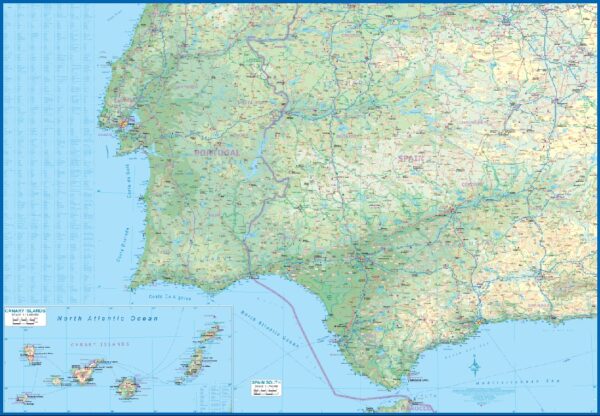 ITM wegenkaart / overzichtskaart Zuid-Spanje 1:700.000 9781771297264  International Travel Maps   Landkaarten en wegenkaarten Andalusië