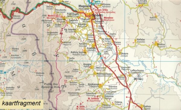 Peloponnesos landkaart, wegenkaart 1:200.000 9783831774401  Reise Know-How Verlag WMP, World Mapping Project  Landkaarten en wegenkaarten Peloponnesos