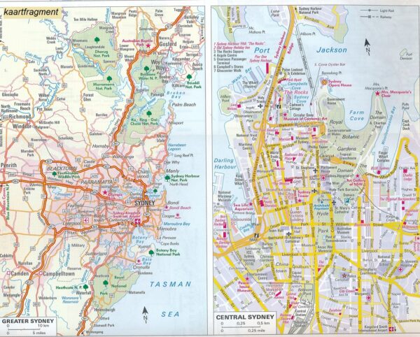 Australie | wegenkaart - overzichtskaart 1:4.500.000 9783865746931  Nelles Nelles Maps  Landkaarten en wegenkaarten Australië